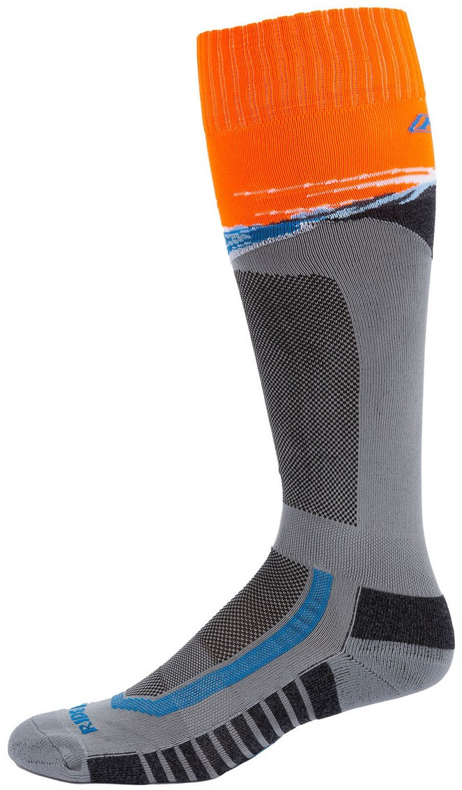 Мотошкарпетки Klim Aggressor Vented сірий/помаранчевий, L