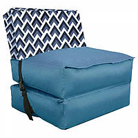 Безкаркасне крісло-розкладачка Принт, обивка ткань, 180х70 см (Тіа-sport ТМ)