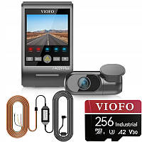 Відеореєстратор VIOFO A229 PLUS 2CH HDR WIFI SONY STARVIS 2 +256GB +HK4