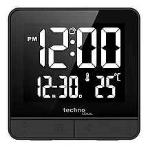Настільний електронний годинник Technoline WT375 (Black), фото 3
