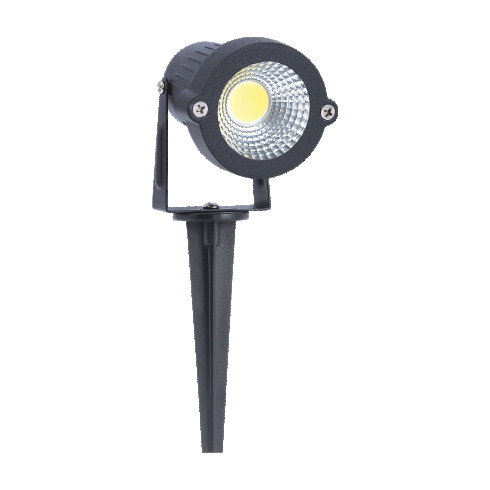 Вуличний ліхтар грунтовий 5Вт світлодіодний/LED,  світло бурштин