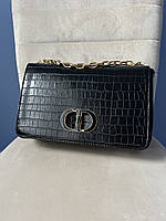 Dior caro croco (black) KA1014