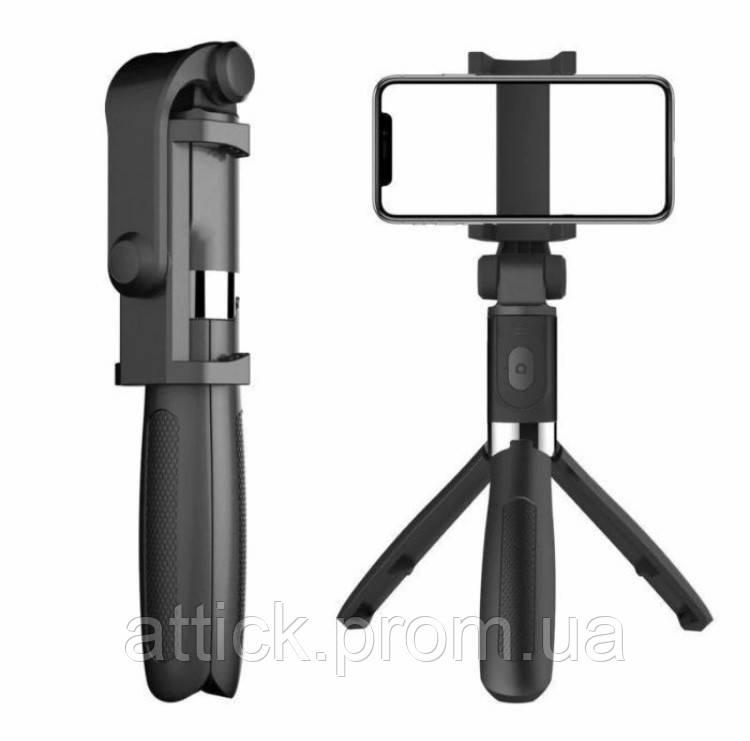 Селфі палиця Монопод тринога Apexel Selfie Stick L01 bluetooth - фото 2 - id-p2129696159