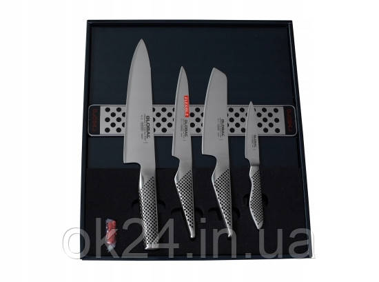 Набір ножів Global з магнітною стрічкою G-251138/M30