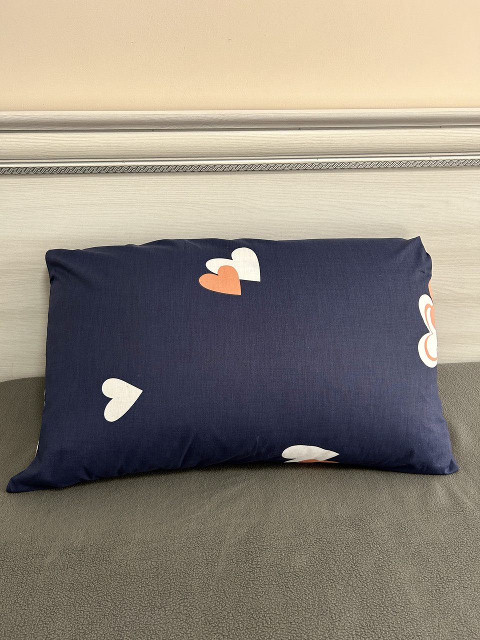 Наволочка 50х70 з ранфорсу "Сердечка парою" | від 2х шт., фото 1