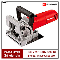 Фрезер ламельний мережевий 860 Вт Einhell TC-BJ 900 11000 об хв Глибина 14 мм Фреза 100 х 22 x 3,8 мм