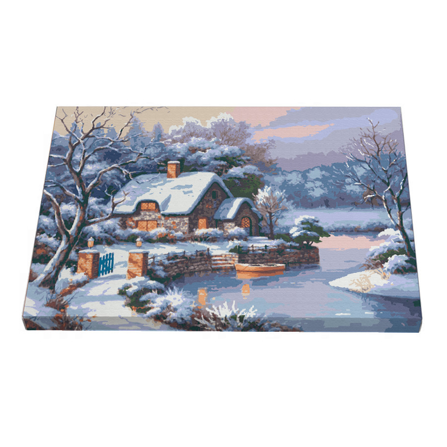 Картина за номерами Riviera Blanca Зимова казка 28x40 см (RB-0467)