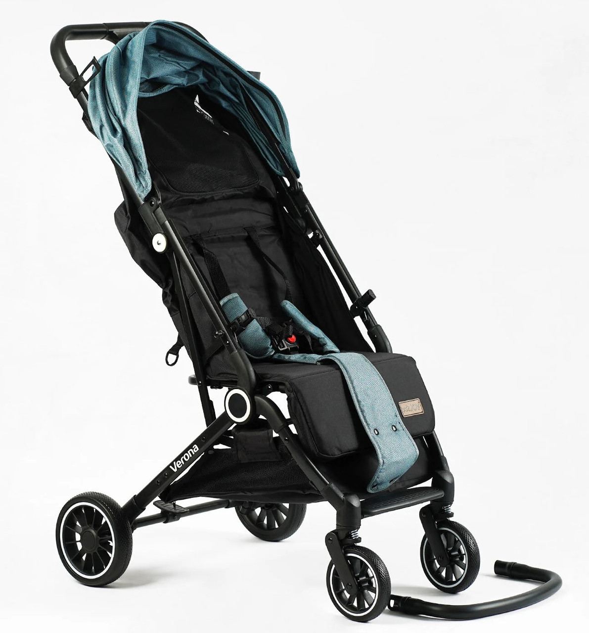 Коляска прогулочная детская JOY Verona Black and Turquoise (146093) ZR, код: 8408595 - фото 3 - id-p2129979895