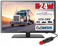 АВТОМОБІЛЬНИЙ ТЕЛЕВІЗОР 24" LED FullHD DVBT2 SMARTtv