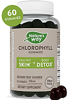 Хлорофилл Nature's Way Chlorophyll Gummies Orchard Fruit 100 mg 60 Gummies