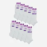 Набір шкарпеток жіночих коротких Лана Delicate silk 36-40 10 пар Білий, фото 2