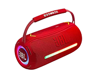 Портативная Bluetooth колонка Boombox 360 Pro Водонепроницаемая колонка с FM радио и микрофоном Красный