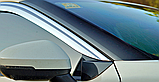 Вітровики хромовані, дефлектори вікон Nissan X-Trail 2021- (6шт./Autoclover/Південна Корея), фото 8