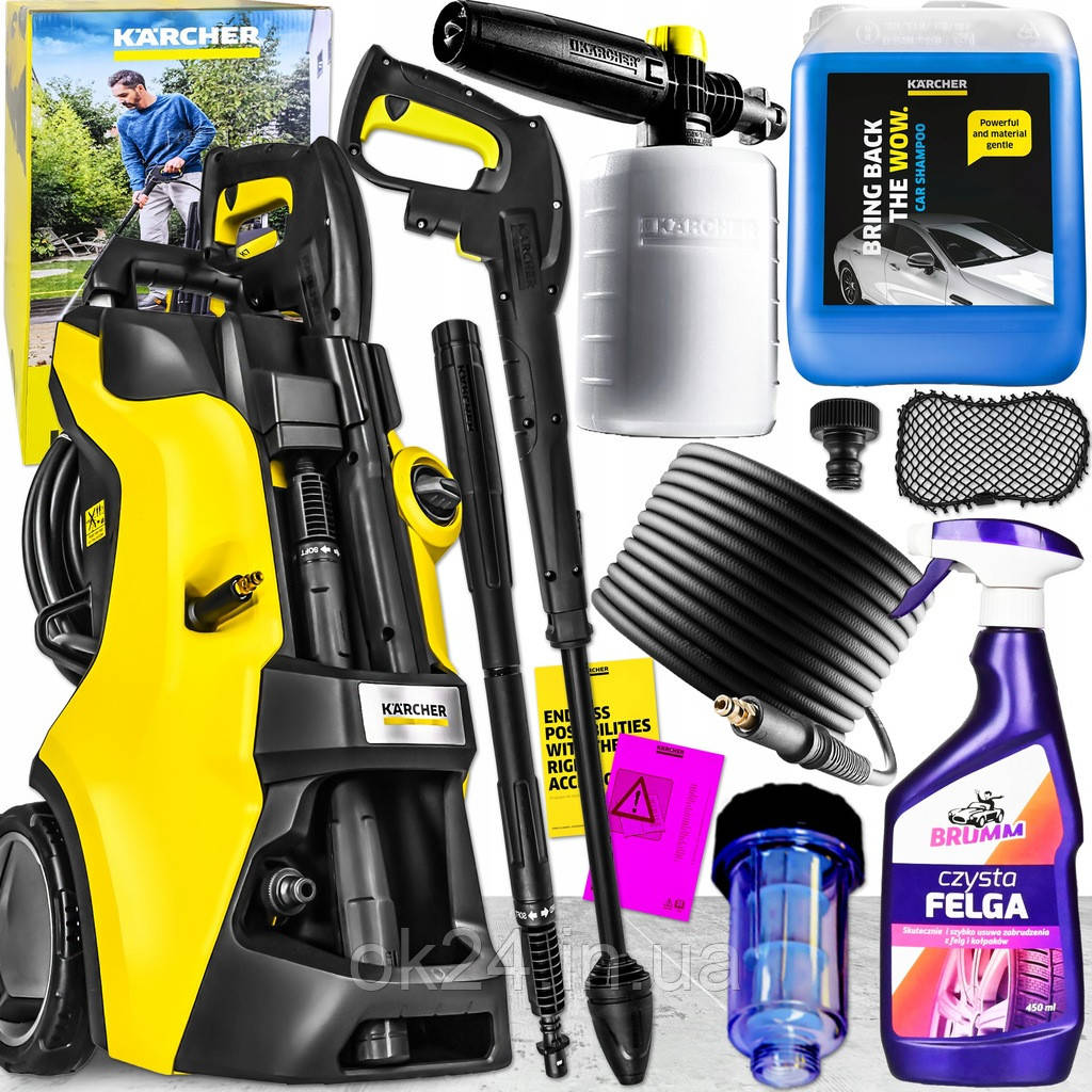 KARCHER K7 АПАРАТ ПИСЬКОГО ТИСКУ ПОТУЖНІСТЬ 3500W + ПІННИЙ НАГРУЗОК - фото 1 - id-p1959412201