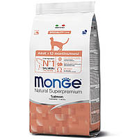 Корм Monge Cat Adult Salmone сухой с лососем для взрослых котов 1.5 кг
