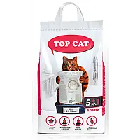 Бентонітовий наповнювач TOP CAT, дрібна гранула, 6 кг
