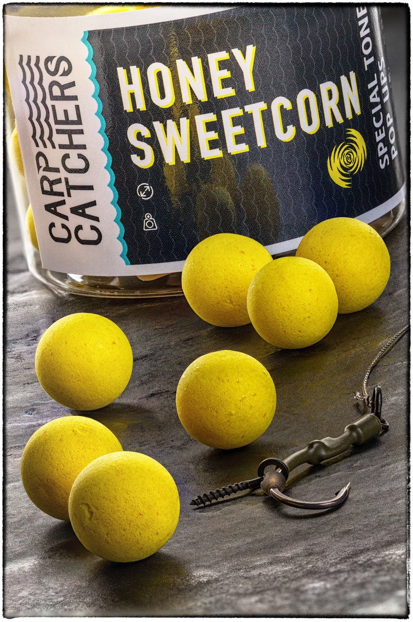 Плаваючі бойли поп-ап Carp Catchers HONEY SWEETCORN SPECIAL TONE 12 мм