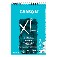 Альбом для акварели Canson XL Aquarelle, А5, 20 листов, 300 г/м2, на пружине, , (C400082843)