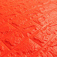 Lb 3D панель самоклеющаяся кирпич Оранжевый 700х770х5мм (007-5) SW-00000144