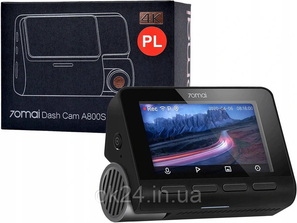 Автомобільна камера 70MAI A800S 2160p GPS ADAS 4K - фото 1 - id-p1959464161