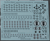 Warhammer 40000 The Horus Heresy Transfer Sheet Decals