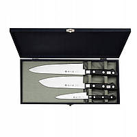 Tojiro DP3 Set Chef's Knife 21 см + Santoku 17 см + універсальний 12 c