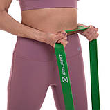 Гумова петля еспандер для підтягувань та тренувань Zelart FI-2606-4 208x4,4 см, фото 8