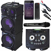 KAROKE Manta BT Radio M Speaker Set 100W STEREO TOWER + БЕЗДРОТОВИЙ МІКРОФОН