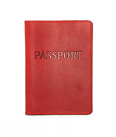 Обкладинка на паспорт DNK Leather Паспорт-H col.H червона