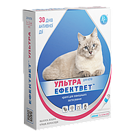 Ефектвет Ультра протипаразитарні краплі для кішок по 1 мл упаковка №5 піпеток