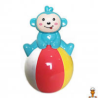 Игрушка неваляшка, со звуковыми эффектами, детская, мартышка, от 9-ти месяцев, Limo Toy 6523