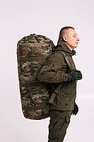 Сумка-баул армейский 110 л мультикам, тактический баул, тактический баул-рюкзак мультикам