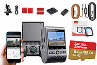 VIOFO A129 PLUS DUO-G GPS FRONT/REAR CPL ACC 64GB