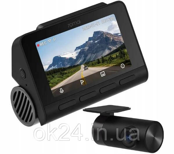 70MAI A810 Відеореєстратор 4K + задня камера RC12 HDR GPS WiFi - фото 1 - id-p1959464526