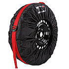 4 шт Чохли для коліс R13-R16 + Подарунок Автомобільний пилосос 120Вт / Набір чохли на колеса / Чохли на запаску, фото 5