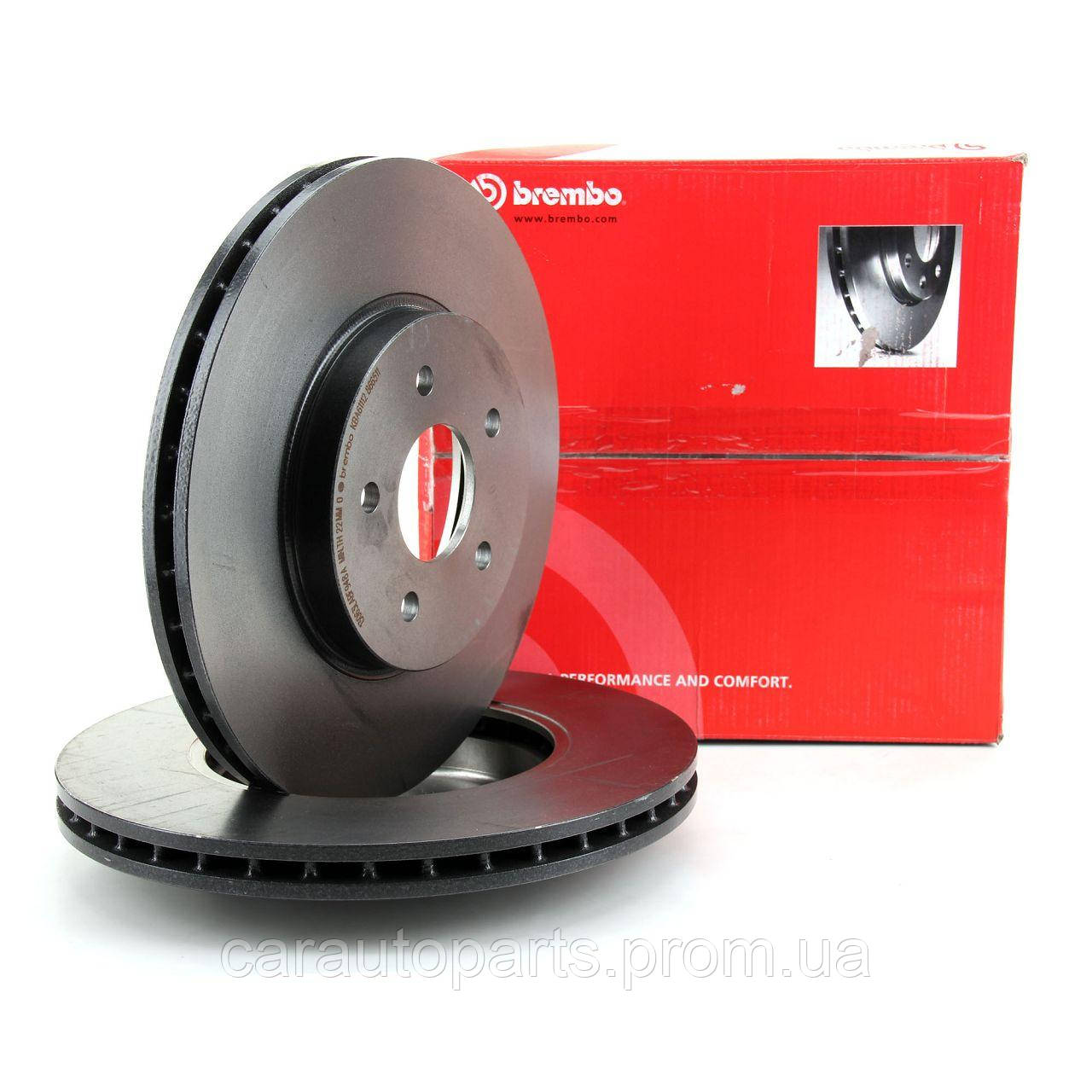 Гальмівний диск BREMBO 09.B647.10 на авто Mitsubishi Lancer 08-