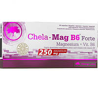 Витаминно-минеральный комплекс для спорта Olimp Nutrition Chela-Mag B6 Forte 60 Caps IS, код: 7670798