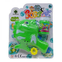Пистолет с мыльными пузырями "Рыбка" (зеленый) Toys Shop
