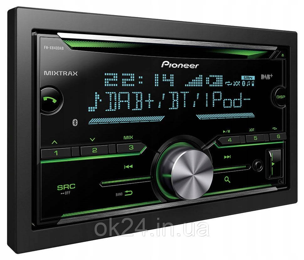 Автомагнітола Pioneer FH-X840DAB Bluetooth CD