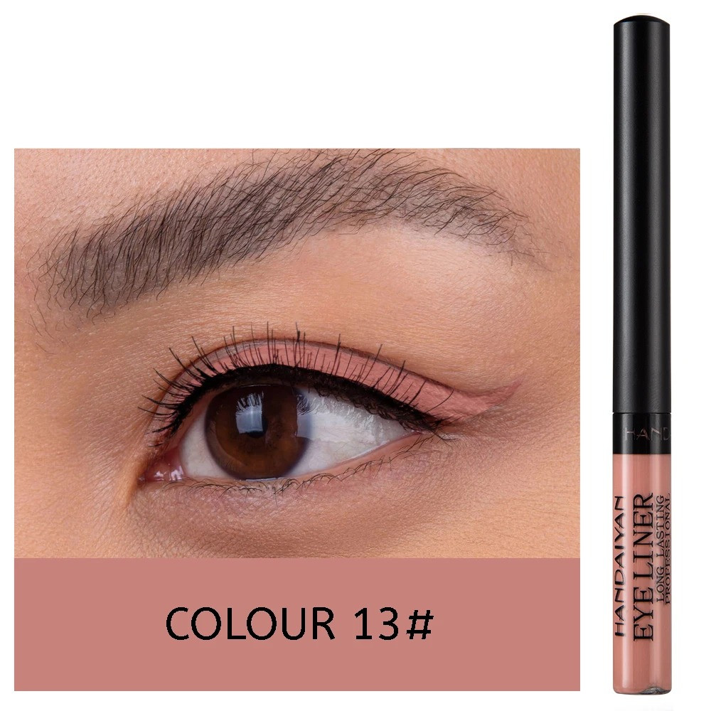 Кольорова водостійка підводка для очей HANDAIYAN Eyeliner Long Lasting Professional колір №13, фото 1