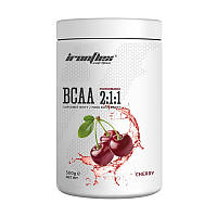 Аминокислота BCAA IronFlex BCAA 2-1-1 Performance, 500 грамм Вишня