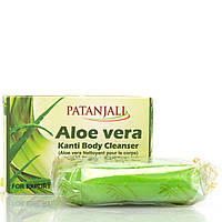 Мыло для тела увлажняющее из алоэ вера, Aloe vera, Patanjali, 75 g