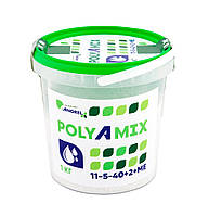 Универсальное комплексное удобрение Anorel Polyamix NPK 11-5-40 + ME 1 кг