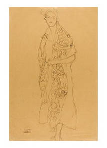 Открытка Gustaw Klimt - Portrait einer Frau, 1910