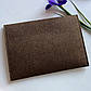 Універсальний чохол з фетру для планшета / ноутбука Kozhukh 9" - 13" Big Brown Long (350*250 mm) на липучці, фото 5