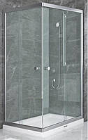 Душова кабіна Shower SATURN STN-230-6 100х80х190 см без піддону матове скло розсувні двері