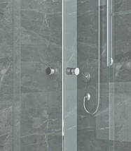 Душова кабіна Shower SATURN STN-232-6 120х80х190 см без піддону матове скло розсувні двері, фото 3