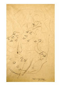 Открытка Gustaw Klimt - Sitzende Frau im Lehnstuhl, 1904