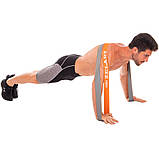 Гумка-петля для підтягувань та тренувань двошарова FI-0911-8 DUAL POWER BAND 208х6.4 см, фото 7