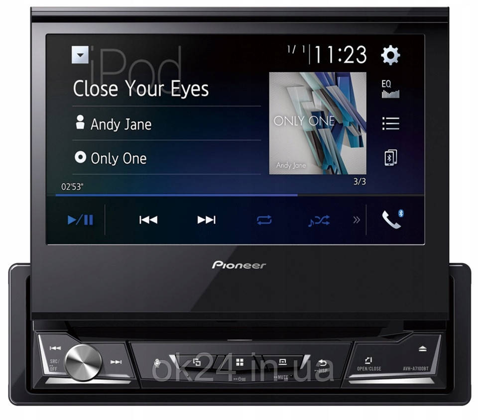 Автомагнітола Pioneer AVH-A7100BT 1DIN DVD BT